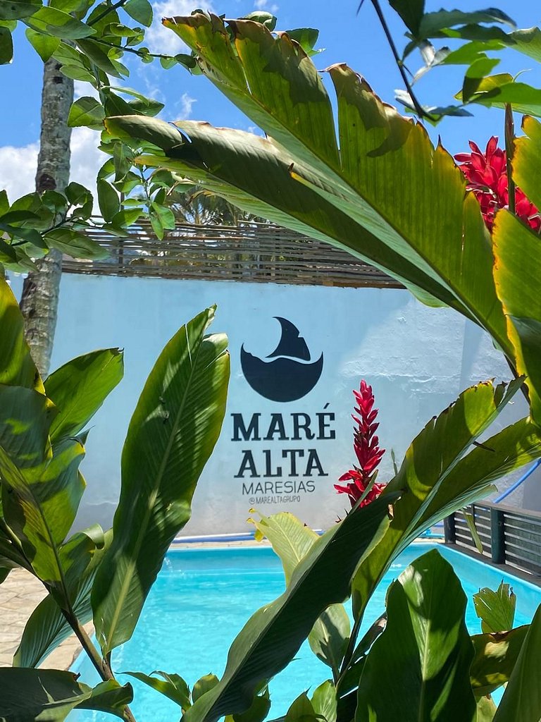 Quarto c/ vista Piscina - Maresias 400mt Praia