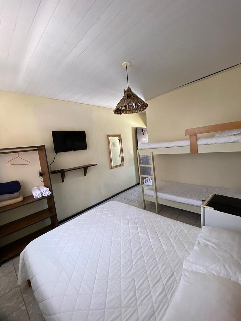 Quarto c/ vista Piscina - Maresias 400mt Praia