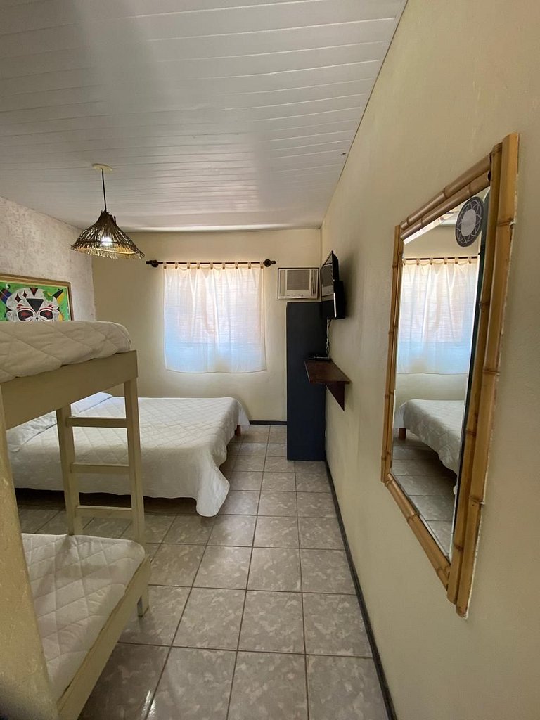 Quarto c/ vista Piscina - Maresias 400mt Praia