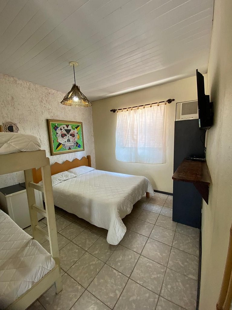 Quarto c/ vista Piscina - Maresias 400mt Praia